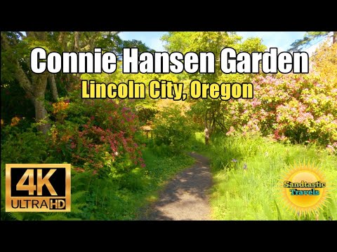 Connie Hansen Garden - Lincoln City, Oregon - Beautiful Garden walking tour #oregon #garden