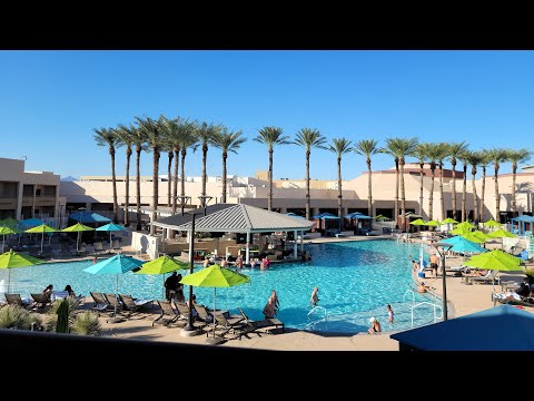 Harrah’s Ak-Chin Resort &amp; Casino Room Tour | Premium Pool View King Room + Pool &amp; Sunset!