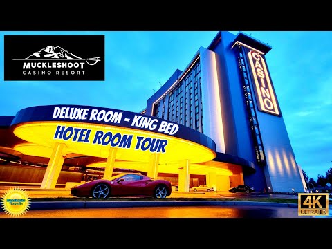 Muckleshoot Casino Resort Hotel Just Opened - Deluxe Room - King Bed Hotel Room Tour #hotel #casino