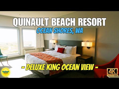 Ocean Shores, WA Hotels - Quinault Beach Resort &amp; Casino - Newly Renovated Ocean View King Room Tour