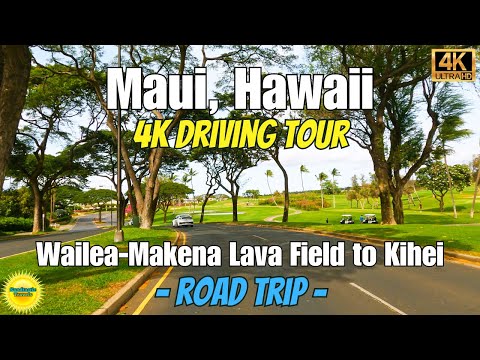 Wailea-Makena Road Trip: From Lava Fields to Kihei | 4K Drive in Maui #maui #hawaii #roadtrip #drive
