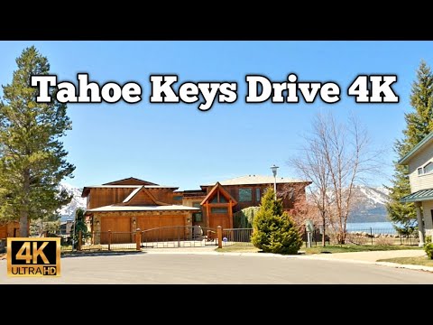 Tahoe Keys Drive Tour 4K | Lake Tahoe