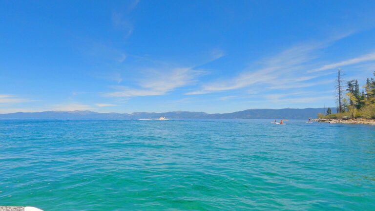 Lake Tahoe Boat Ride - At the entrance to Emerald Bay