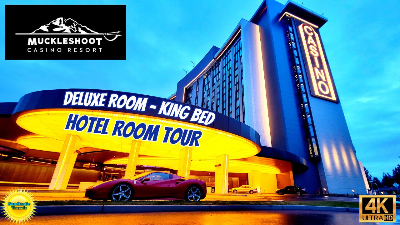 Muckleshoot Casino Resort Hotel Review & Tour Deluxe Room King Bed