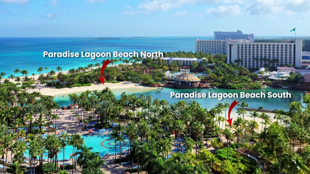 Paradise Lagoon Beach North and South - Atlantis Bahamas Beaches Ultimate Guide