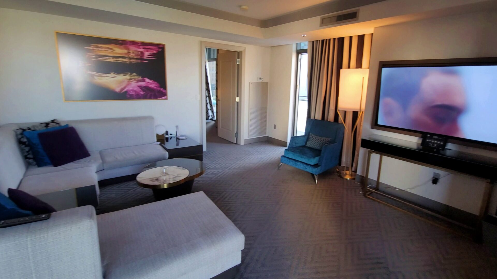 Best Hotel in Vegas - The Cosmopolitan of Las Vegas Wraparound Terrace Suite Fountain View