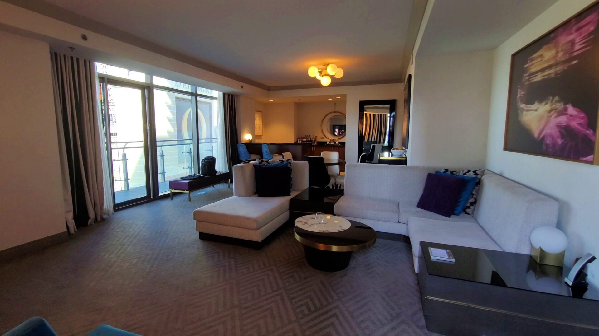 Best Hotel in Vegas - The Cosmopolitan of Las Vegas Wraparound Terrace Suite Fountain View