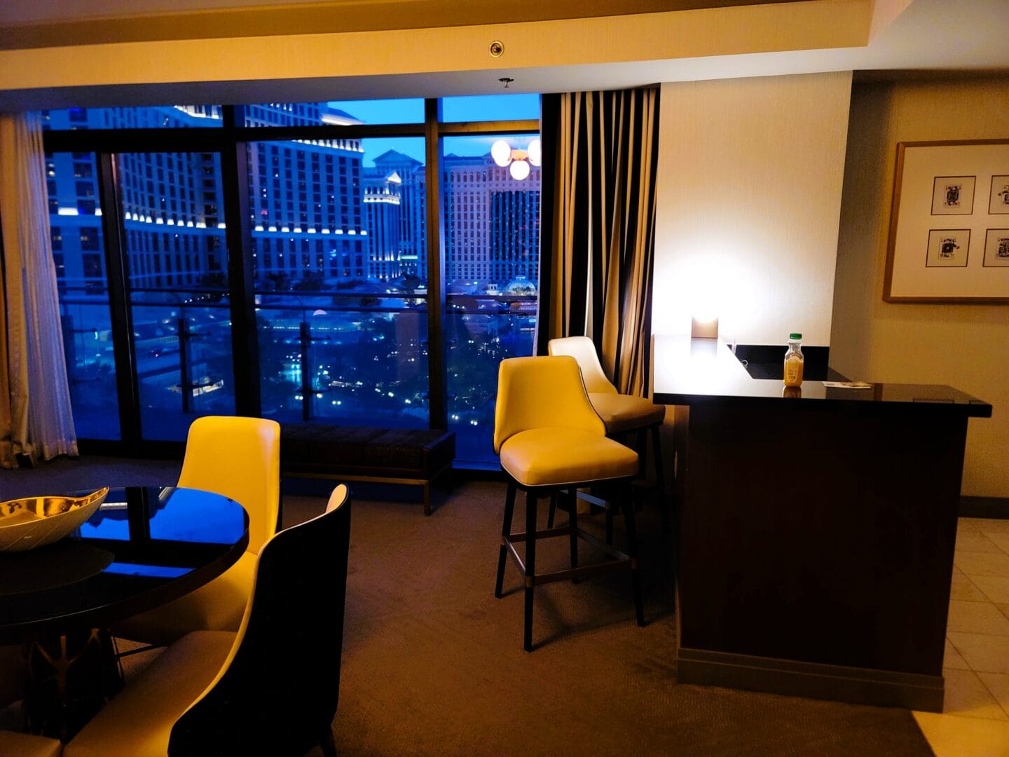 Best Hotel in Vegas - The Cosmopolitan of Las Vegas Wraparound Terrace Suite Fountain View