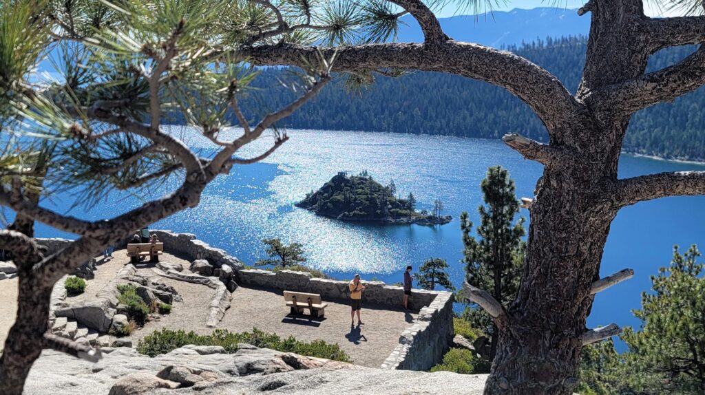 Emerald Bay Lake Tahoe Fannette Island View Zoom