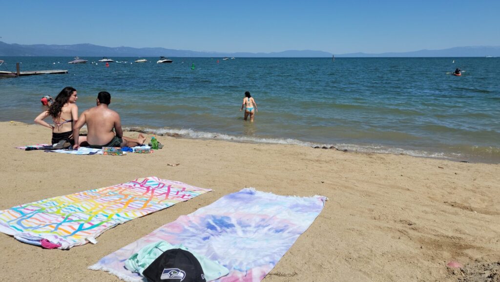 South Lake Tahoe El Dorado Beach Sunny Day