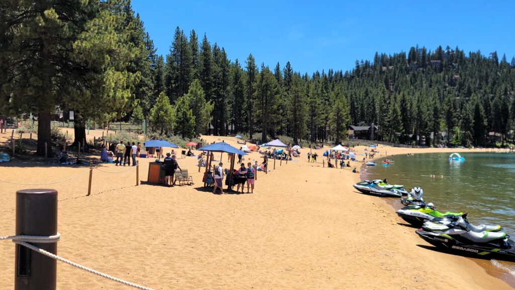 Zephry Cove Lake Tahoe Beach Picnic