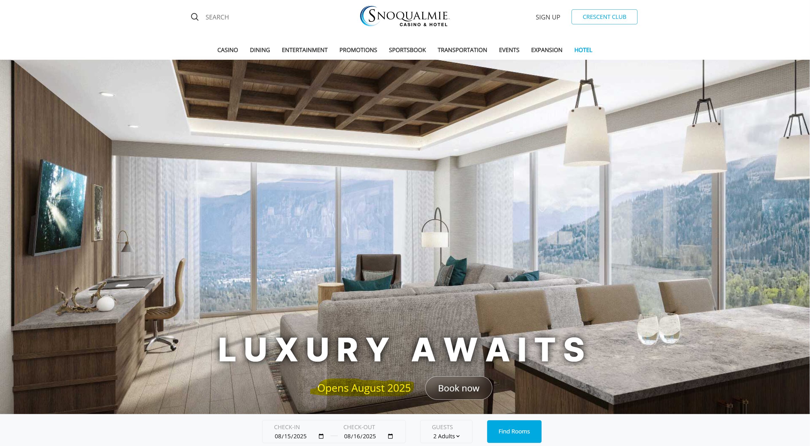 Snoqualmie Casino Hotel Grand Opening Date Website »