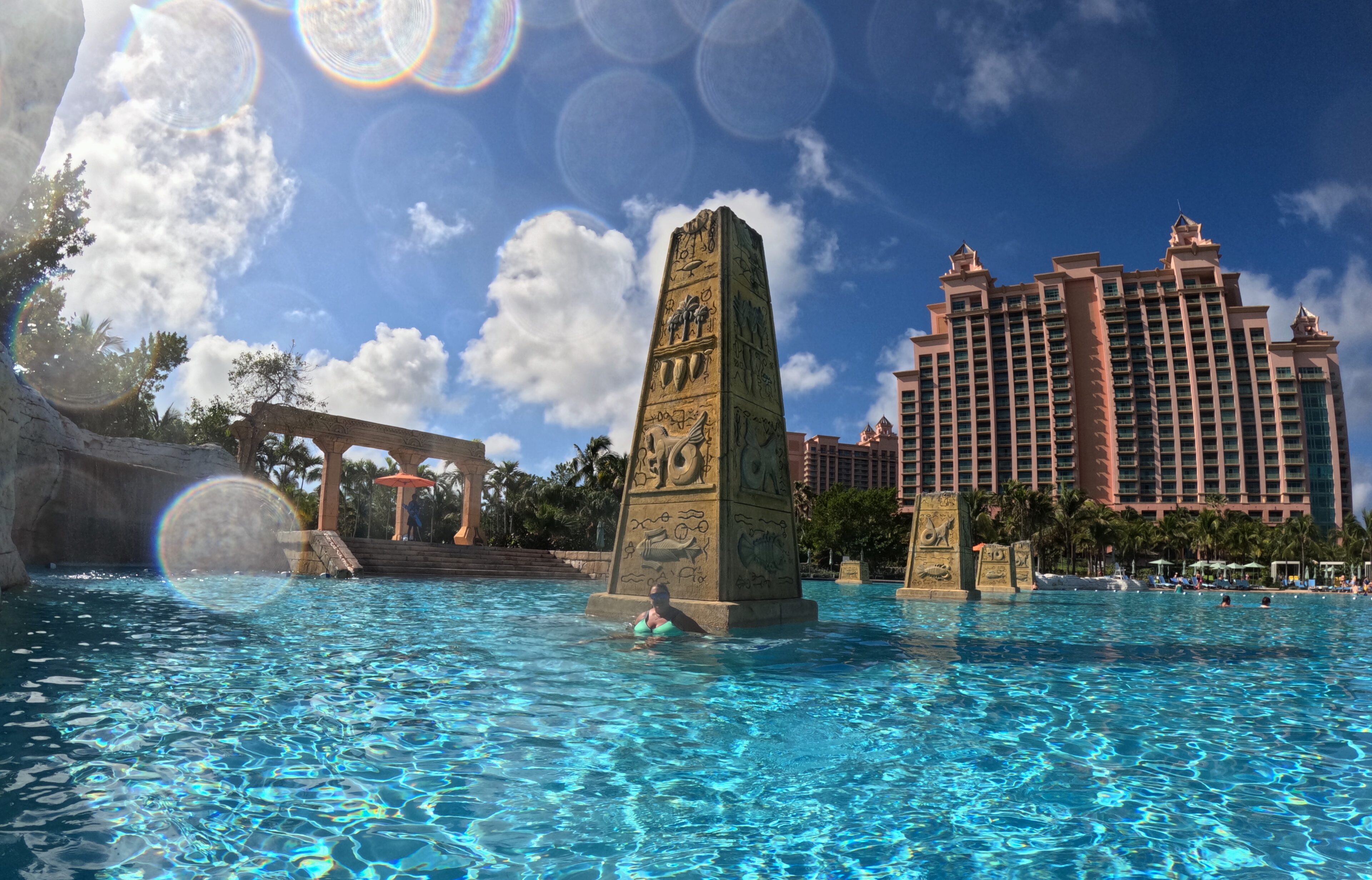 The Baths Colonnade Pool Atlantis Bahamas Aquaventure