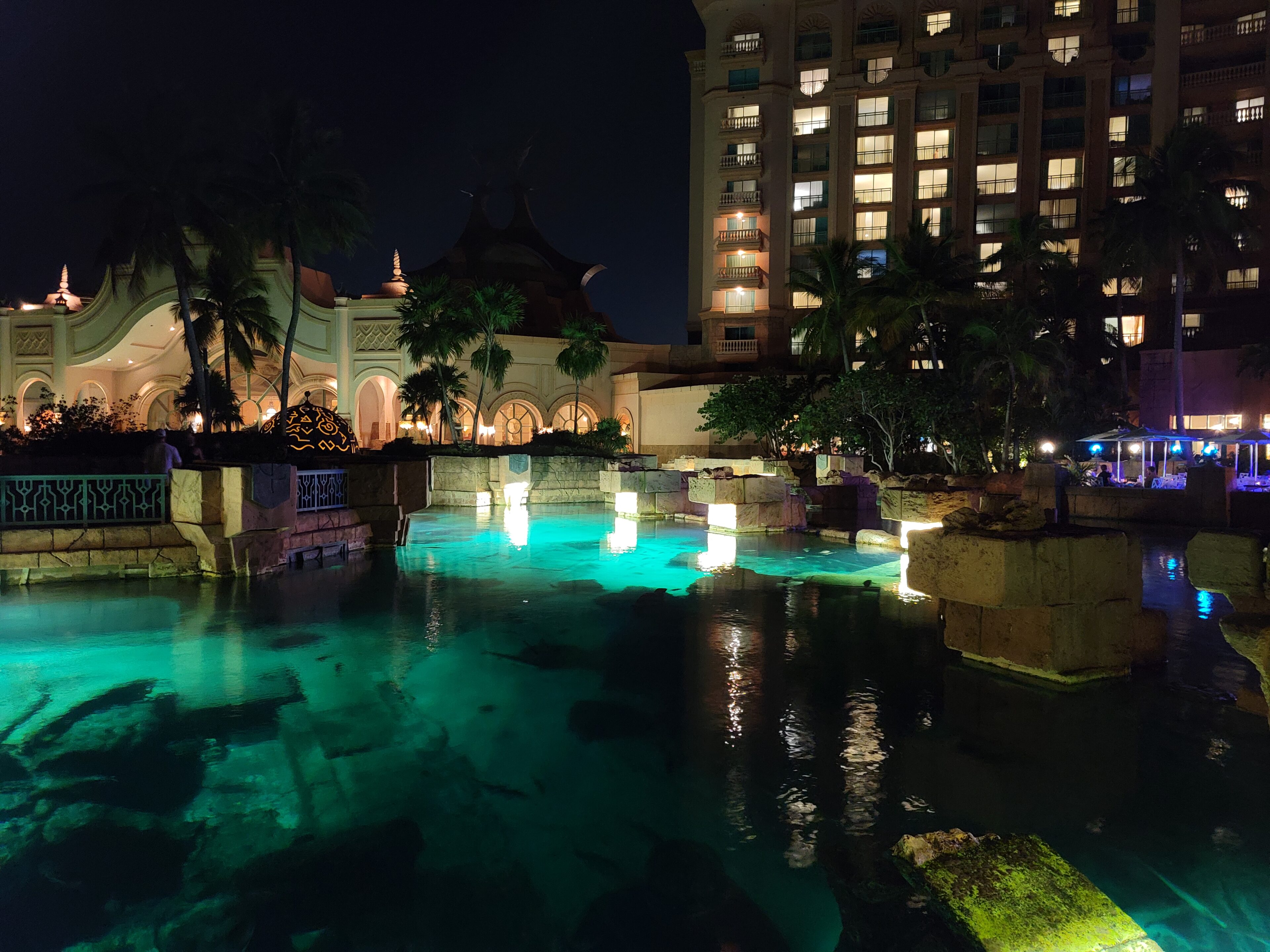 Atlantis Bahamas Aquaventure The Dig Aquarium Night