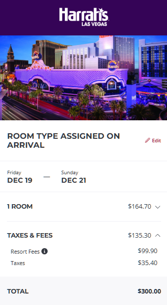 Caesars $300 2 Night & $400 3 Night “Stay & Dine” Deals — Ends Dec 29 6